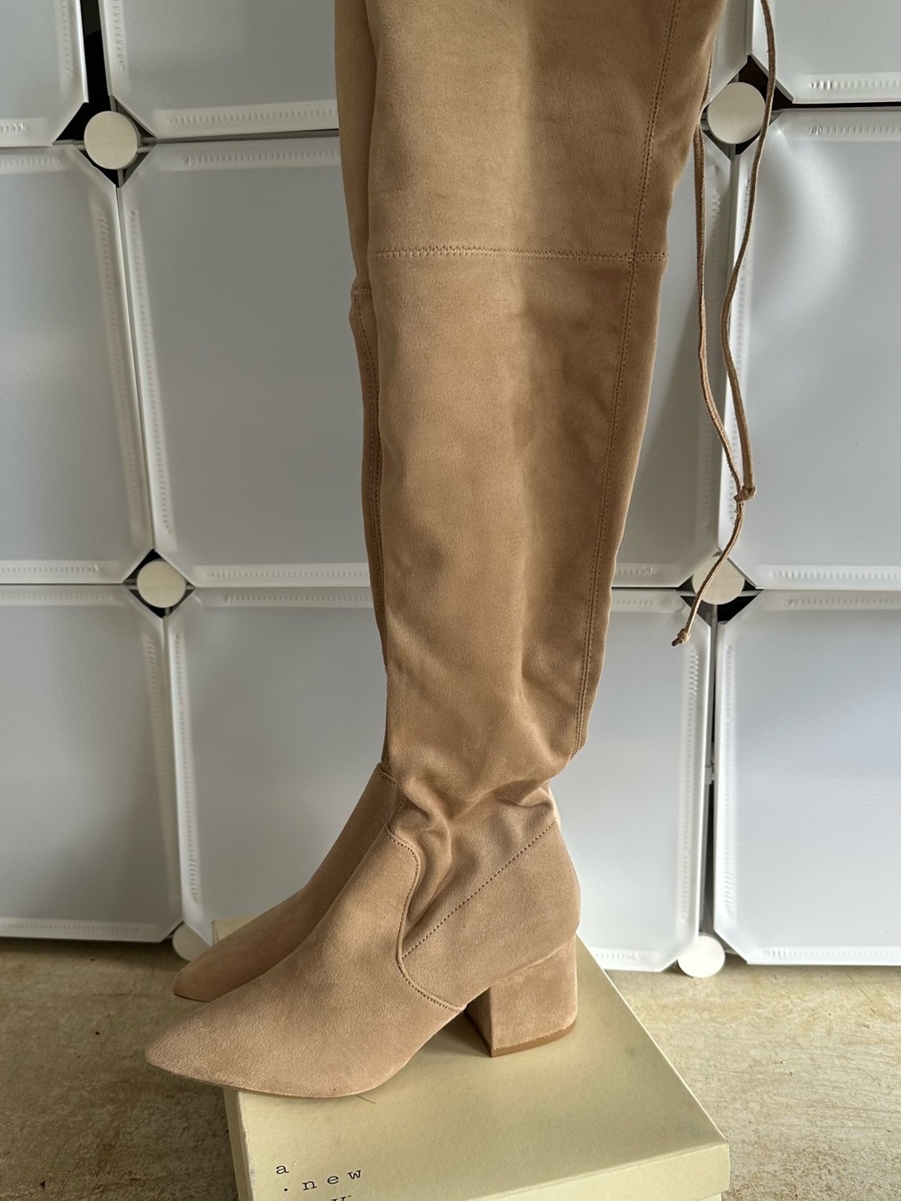 a new day Suede Over-the-Knee Boots in Tan